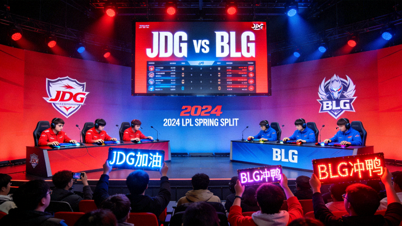 LPL春季赛 JDG vs BLG 电竞比赛现场